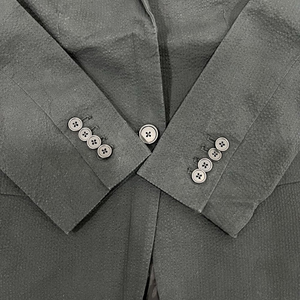 J Crew Blazer Women 6 Small Black Parke Jacket Textured Sport Coat Suit Casual 4 - Picture 5 of 11